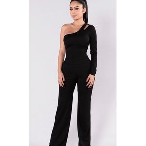 One Shoulder Jumpsuit